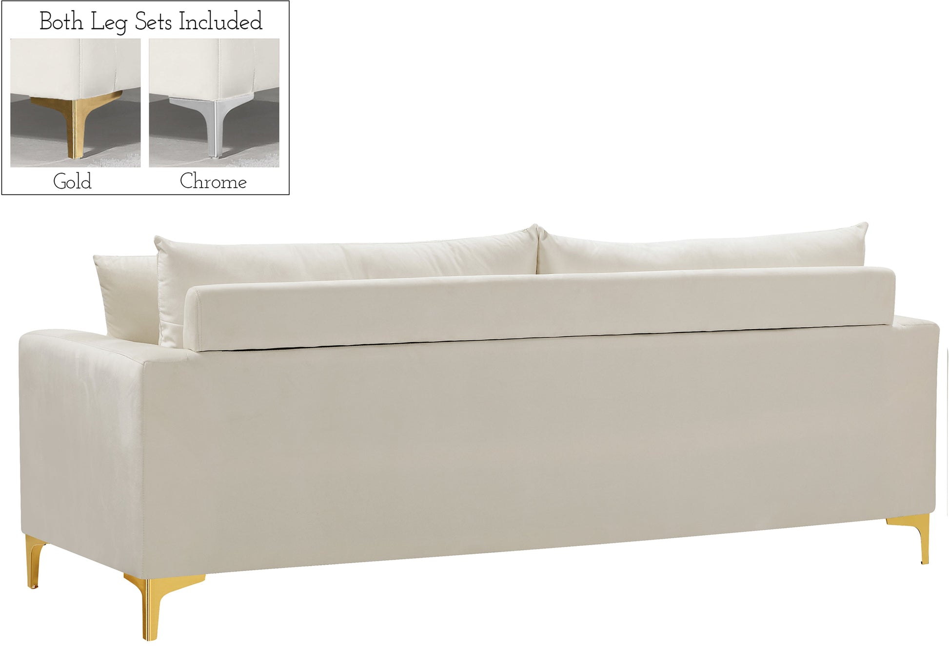 Naomi Velvet Sofa - Furniture Depot (7679008080120)