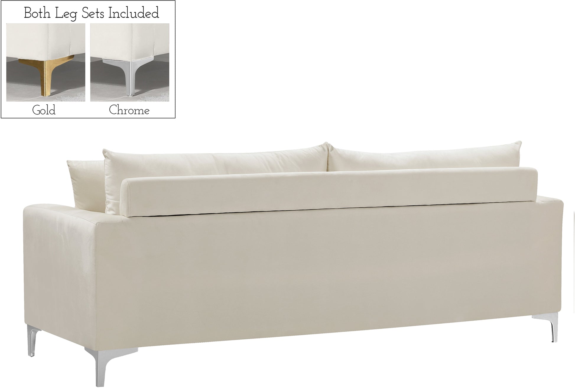 Naomi Velvet Sofa - Furniture Depot (7679008080120)