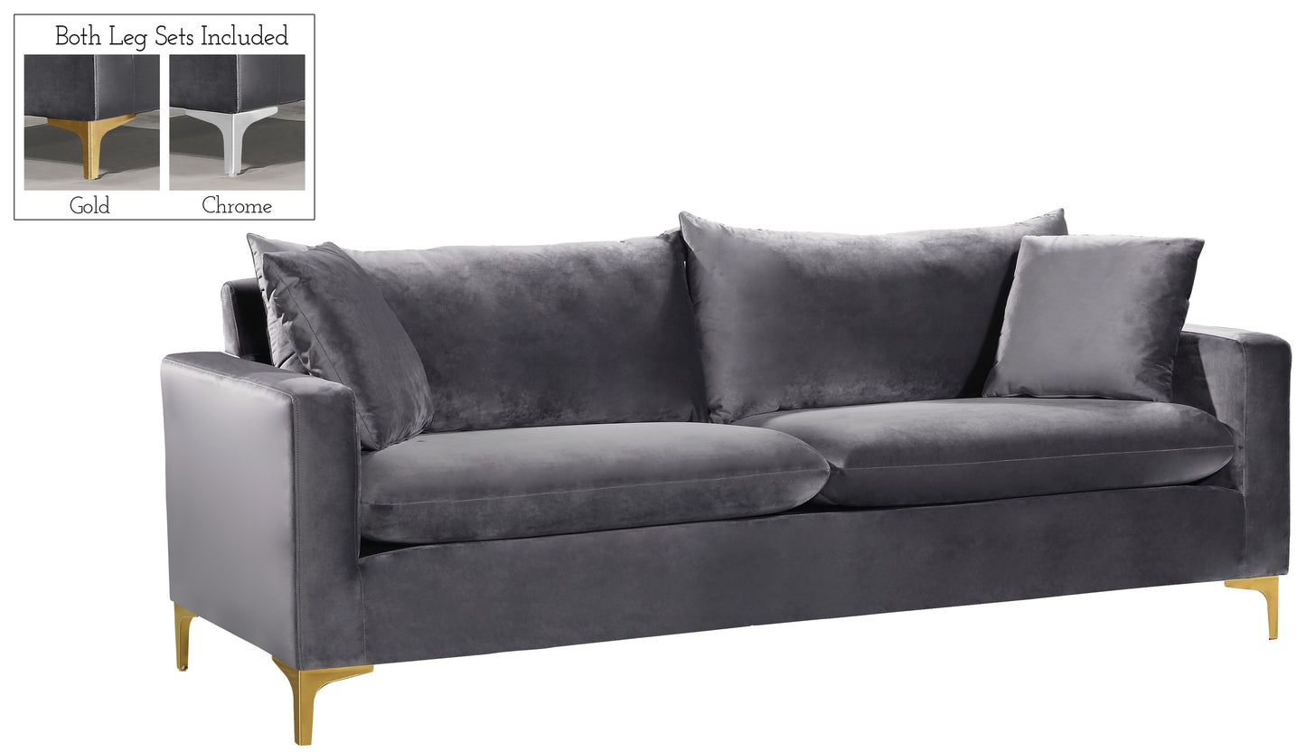 Naomi Velvet Sofa - Furniture Depot (7679008080120)