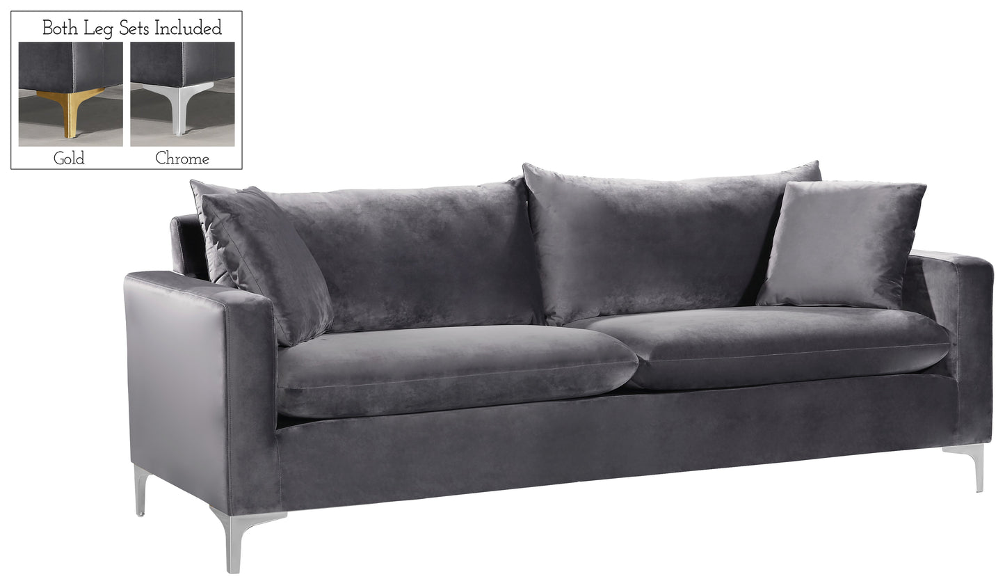 Naomi Velvet Sofa - Furniture Depot (7679008080120)