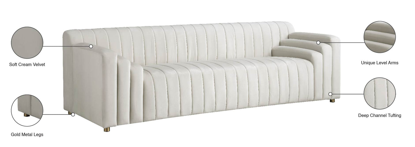 Naya Velvet Sofa - Furniture Depot (7679009063160)
