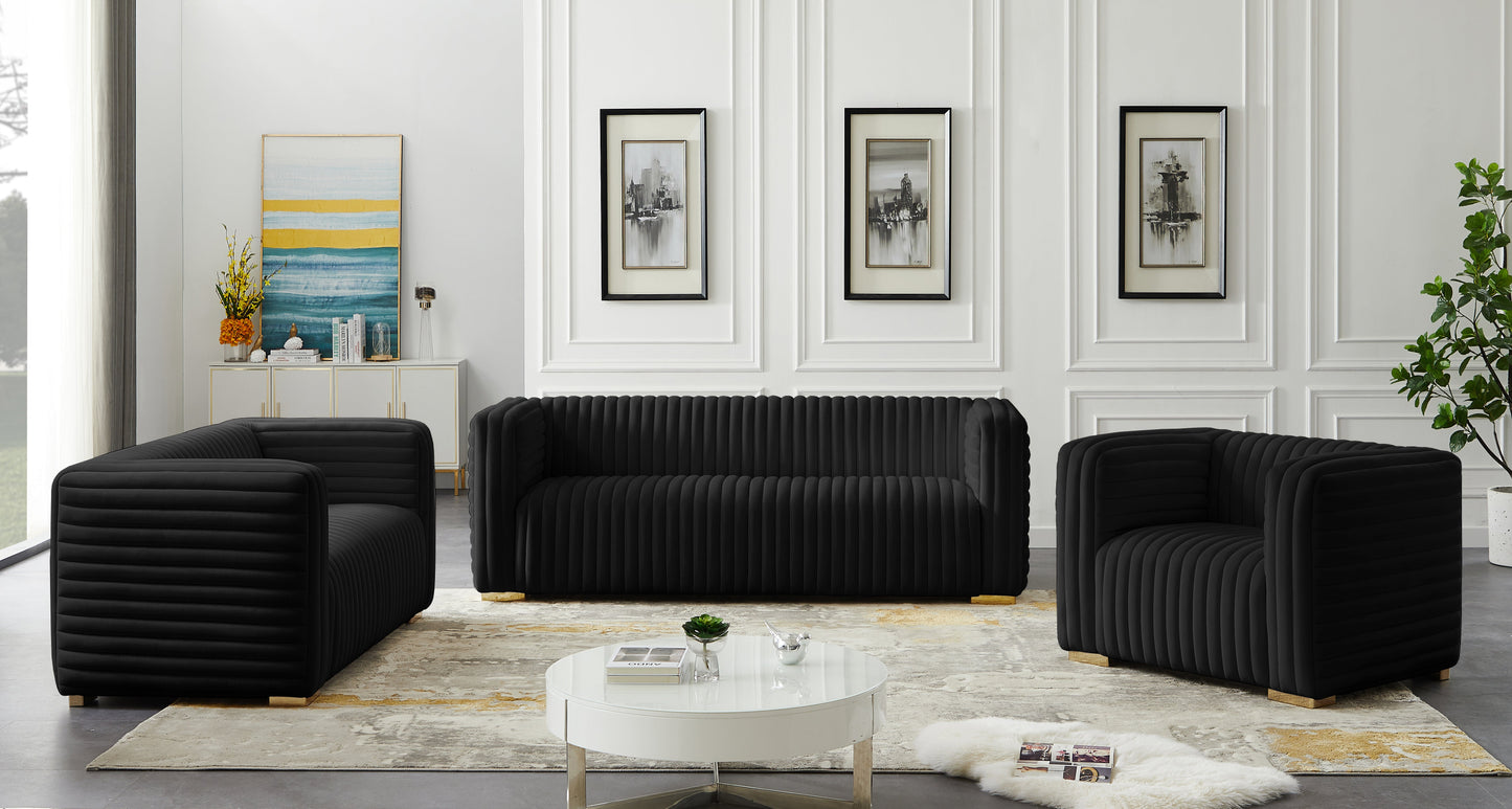 Ravish Velvet Sofa - Furniture Depot