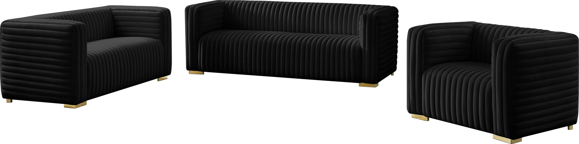 Ravish Velvet Sofa - Furniture Depot