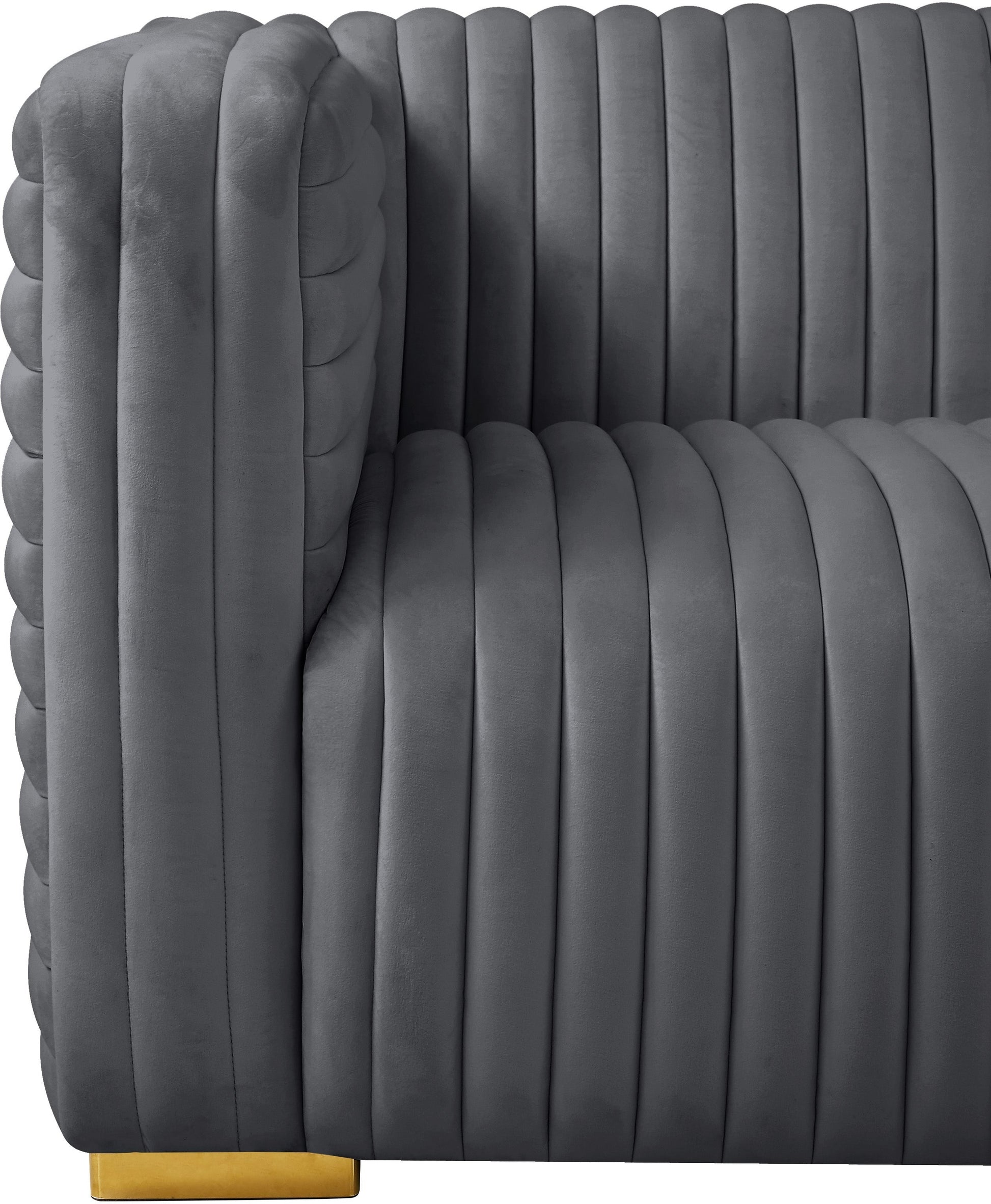 Ravish Velvet Sofa - Furniture Depot