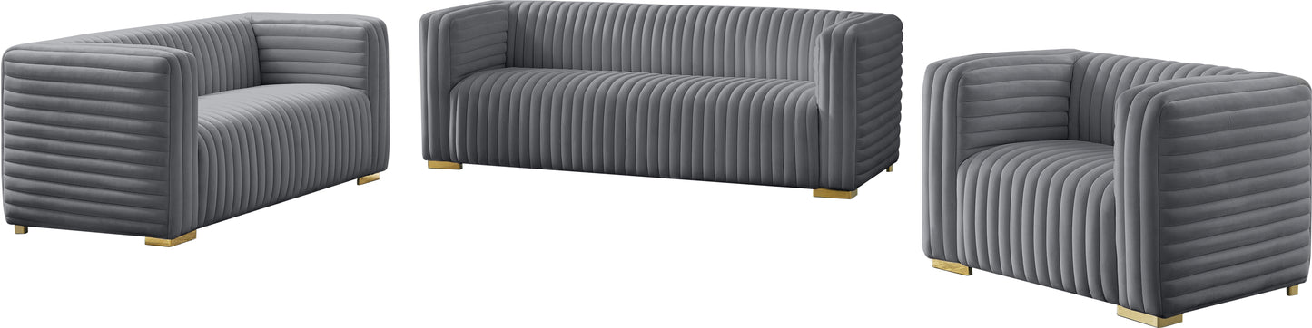 Ravish Velvet Sofa - Furniture Depot