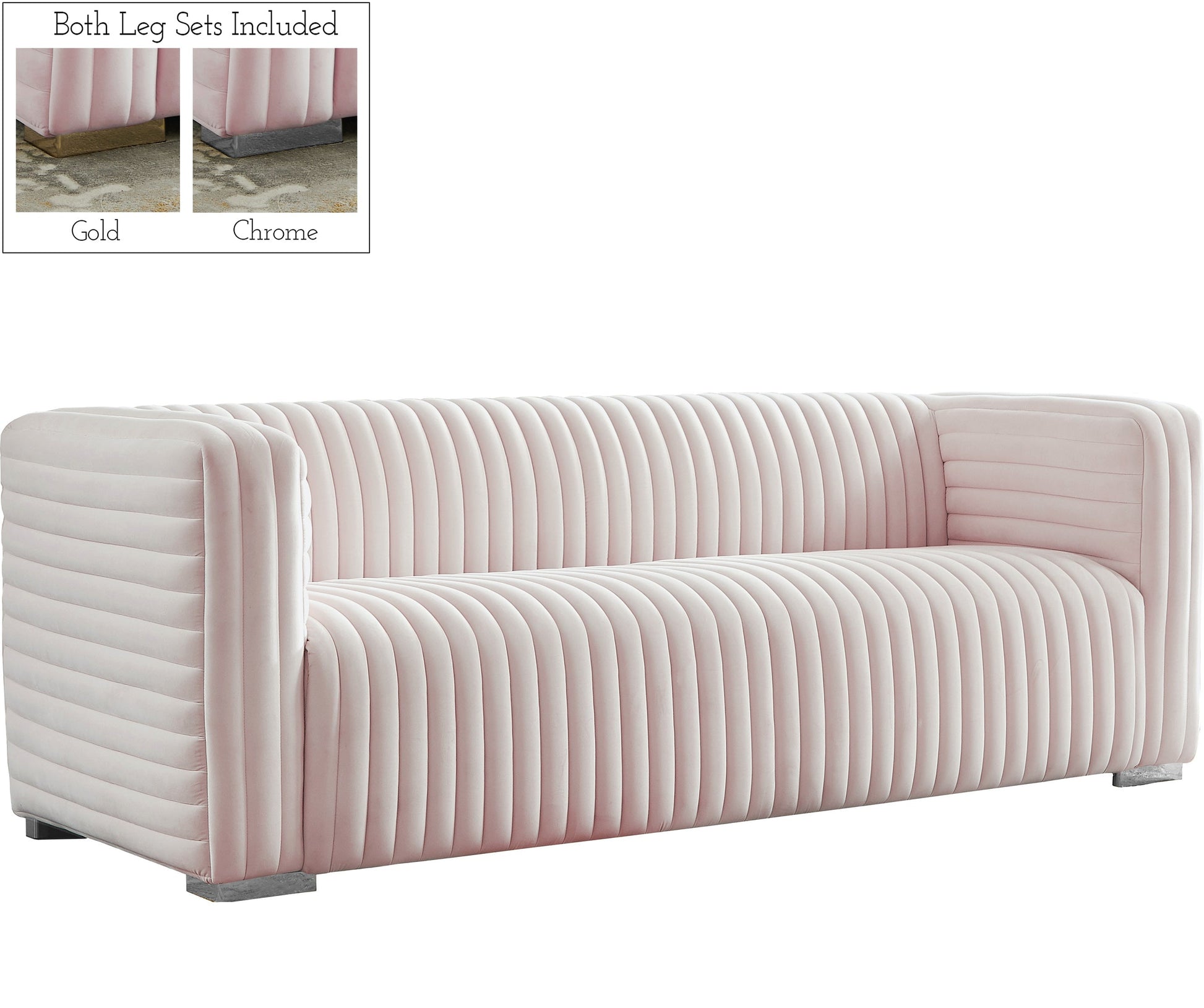 Ravish Velvet Sofa - Furniture Depot