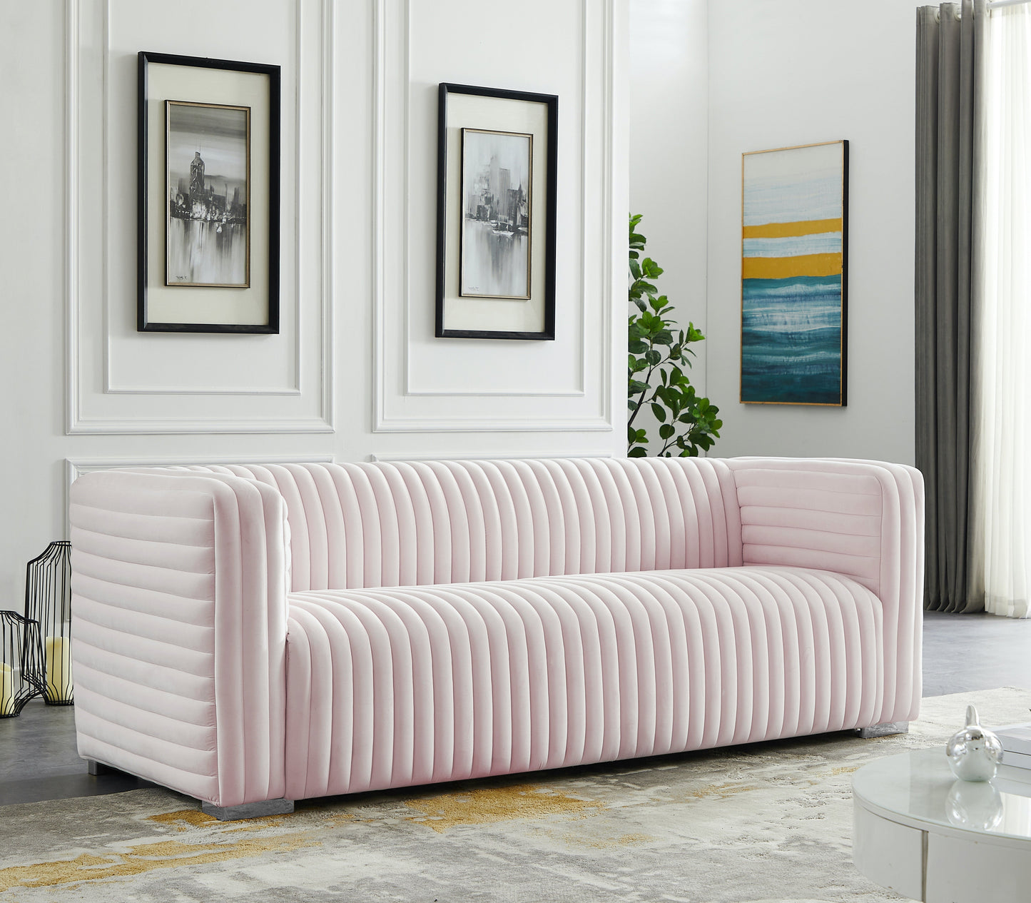Ravish Velvet Sofa - Furniture Depot