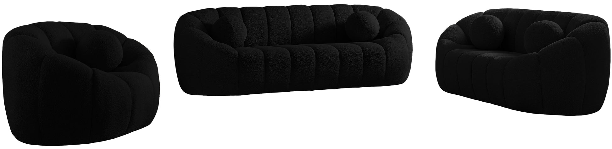 Elijah Boucle Fabric Sofa - Furniture Depot (7679010013432)