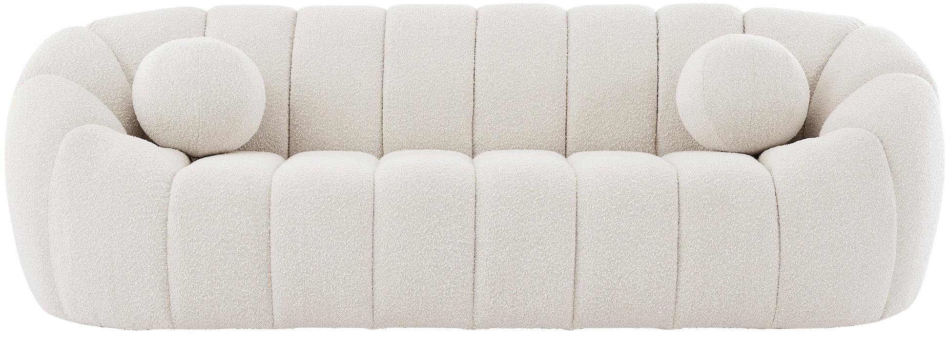 Elijah Boucle Fabric Sofa - Furniture Depot (7679010013432)