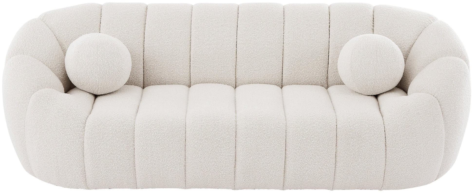 Elijah Boucle Fabric Sofa - Furniture Depot (7679010013432)
