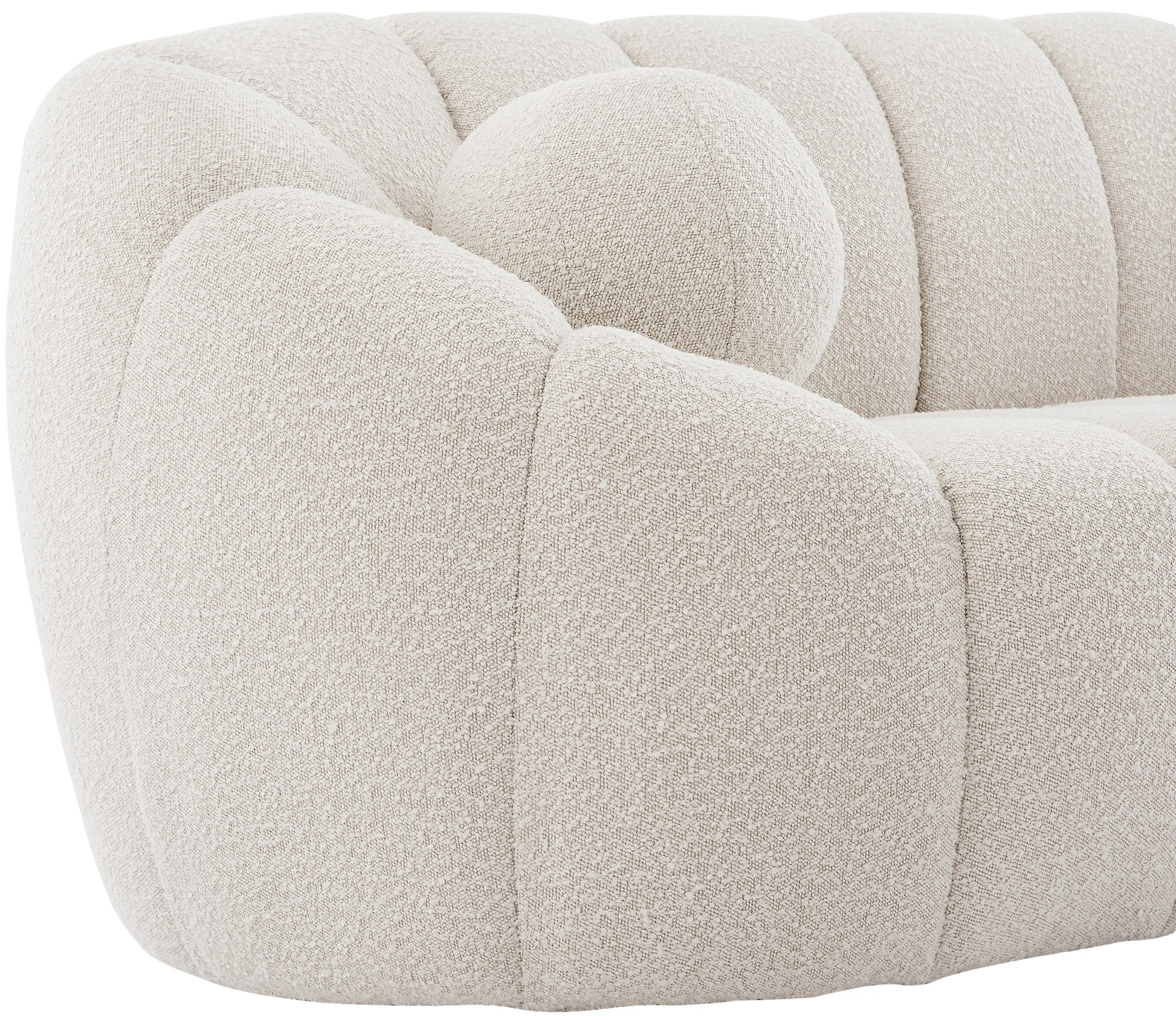 Elijah Boucle Fabric Sofa - Furniture Depot (7679010013432)