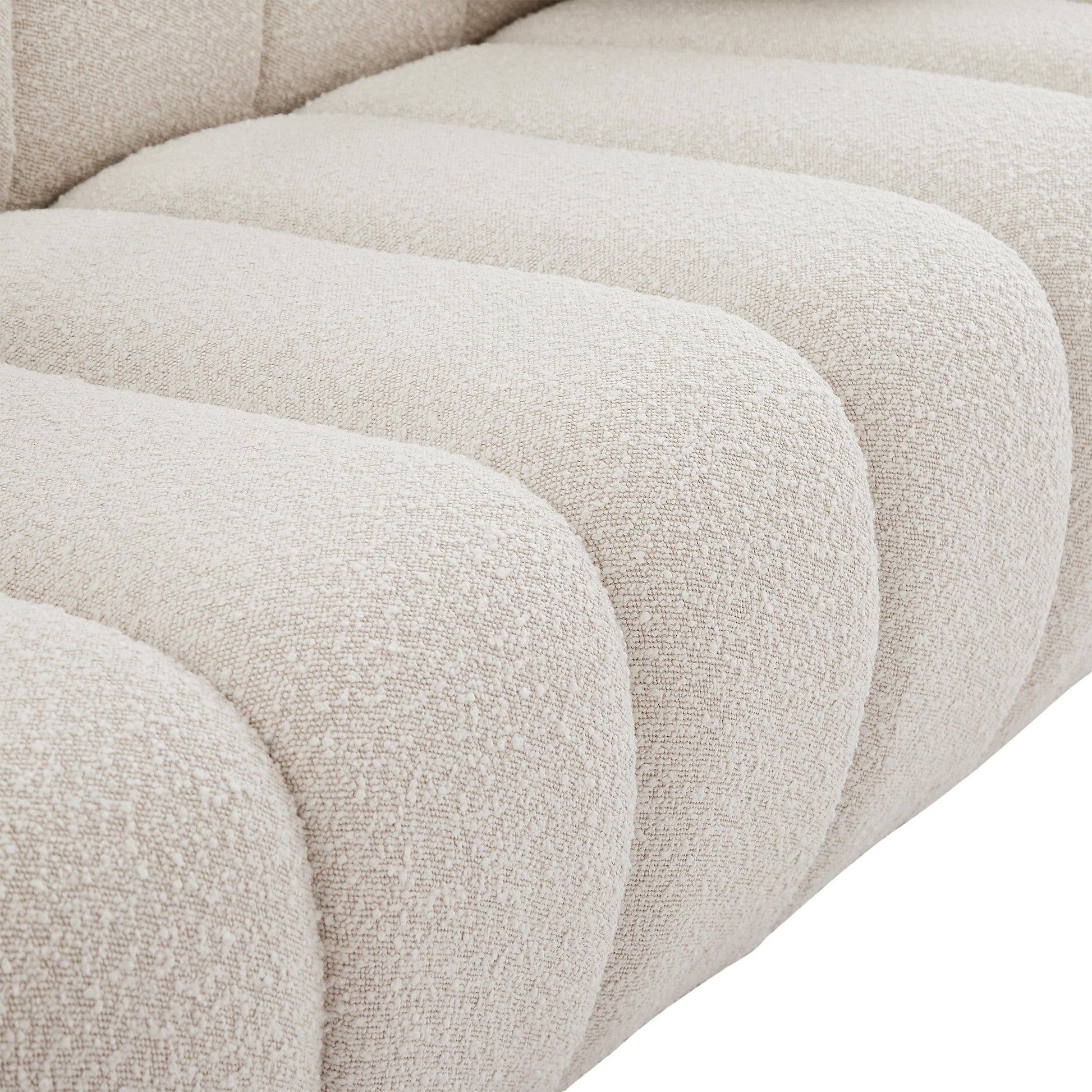 Elijah Boucle Fabric Sofa - Furniture Depot (7679010013432)