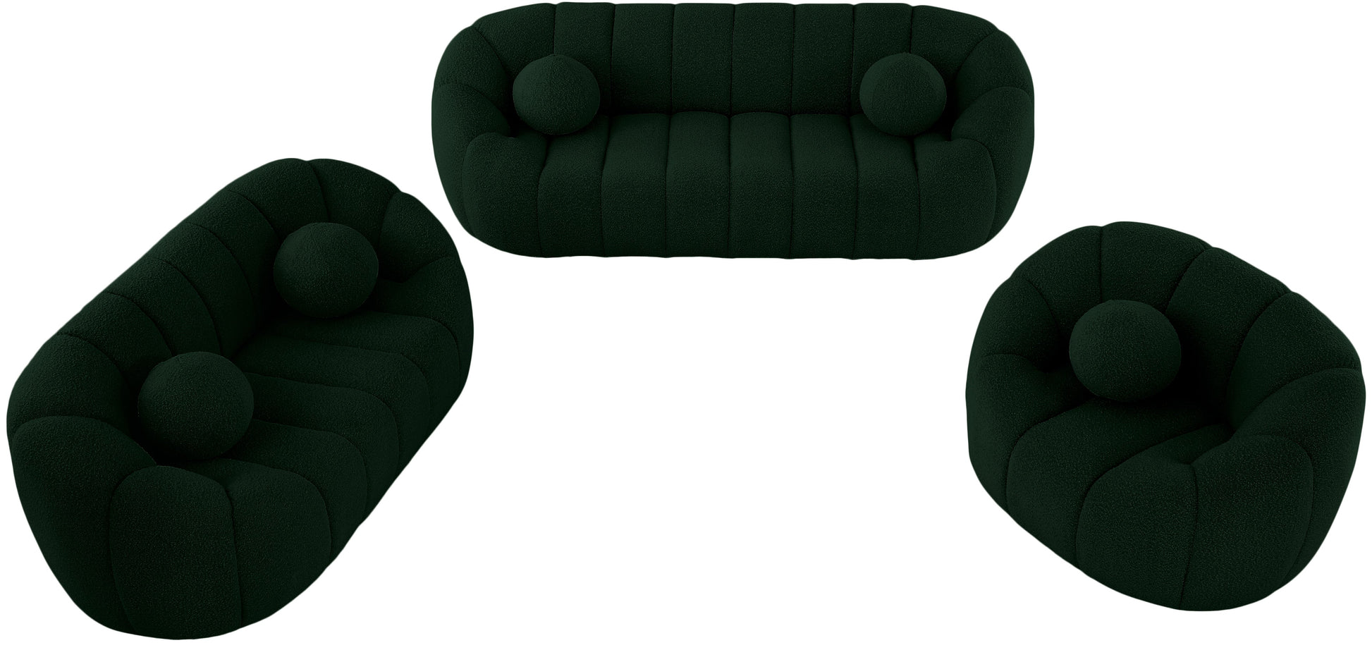 Elijah Boucle Fabric Sofa - Furniture Depot (7679010013432)