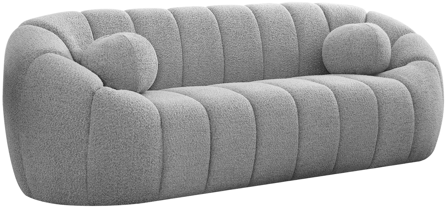 Elijah Boucle Fabric Sofa - Furniture Depot (7679010013432)
