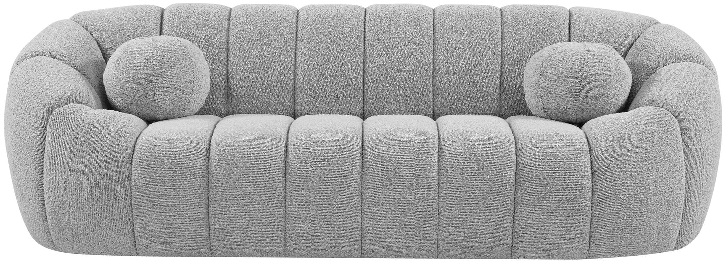 Elijah Boucle Fabric Sofa - Furniture Depot (7679010013432)