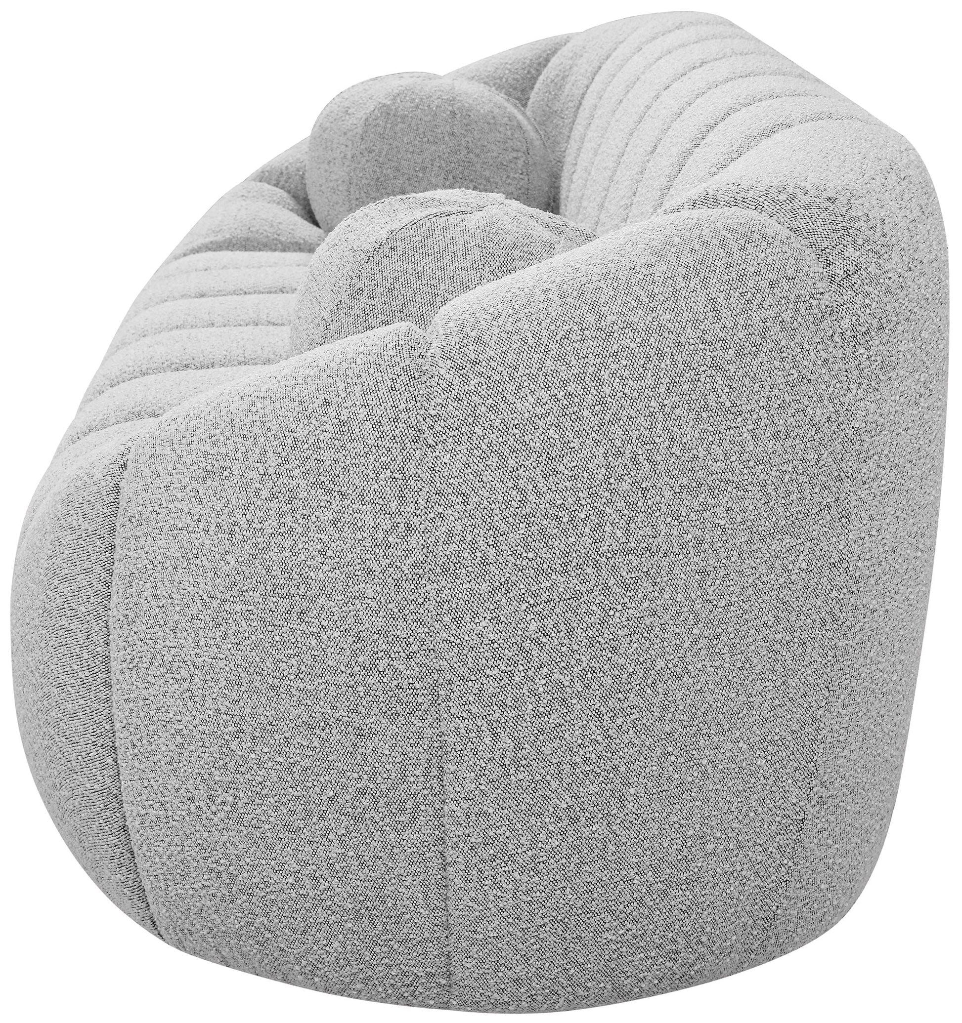 Elijah Boucle Fabric Sofa - Furniture Depot (7679010013432)