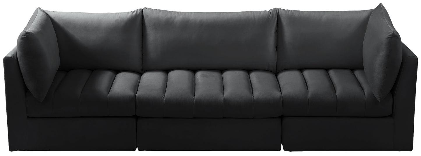 Jacob Velvet Modular Sofa - Furniture Depot