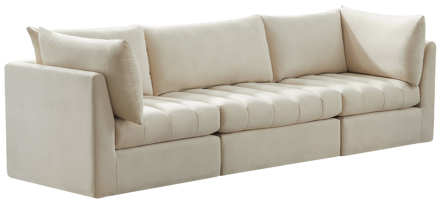 Jacob Velvet Modular Sofa - Furniture Depot