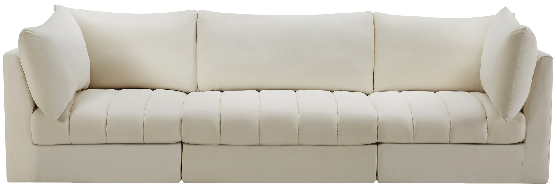 Jacob Velvet Modular Sofa - Furniture Depot