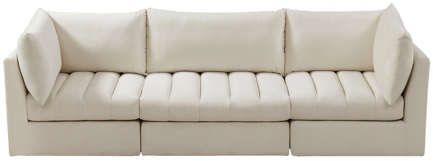Jacob Velvet Modular Sofa - Furniture Depot