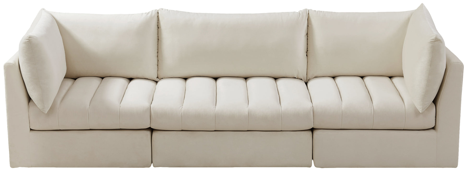 Jacob Velvet Modular Sofa - Furniture Depot