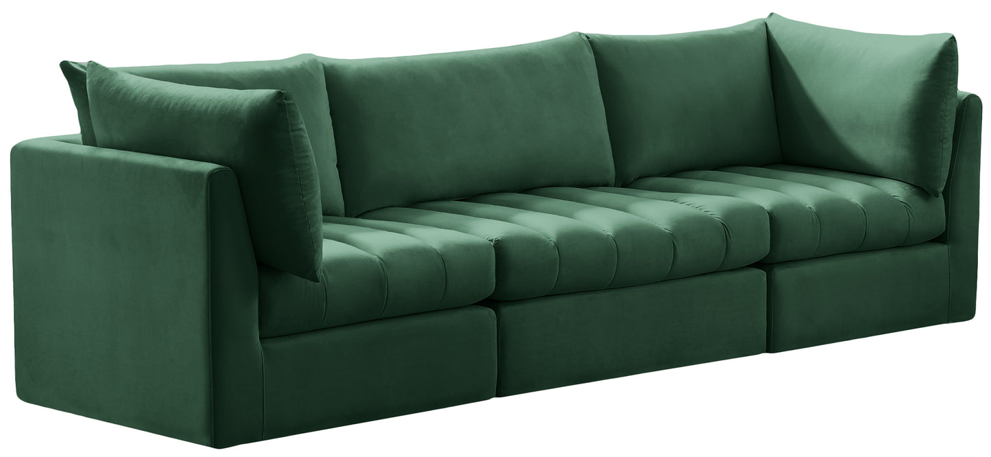 Jacob Velvet Modular Sofa - Furniture Depot