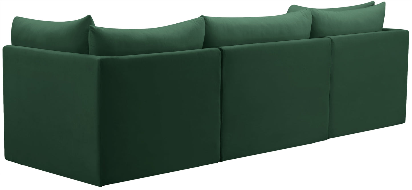 Jacob Velvet Modular Sofa - Furniture Depot