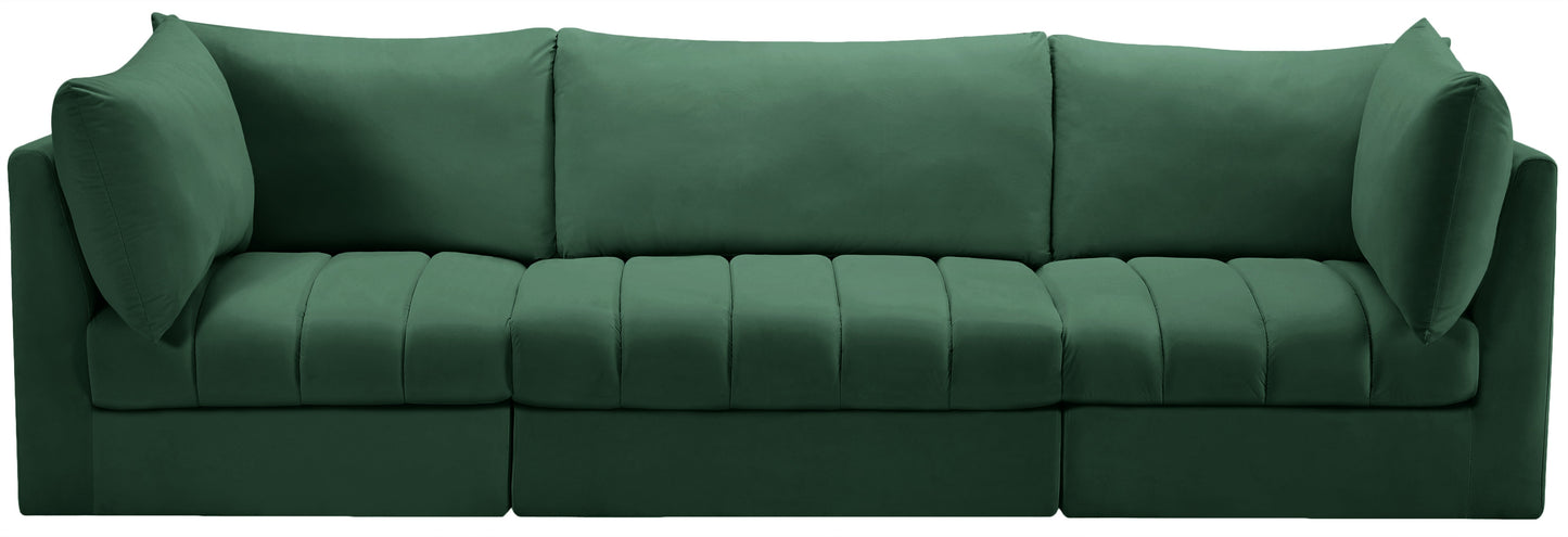 Jacob Velvet Modular Sofa - Furniture Depot