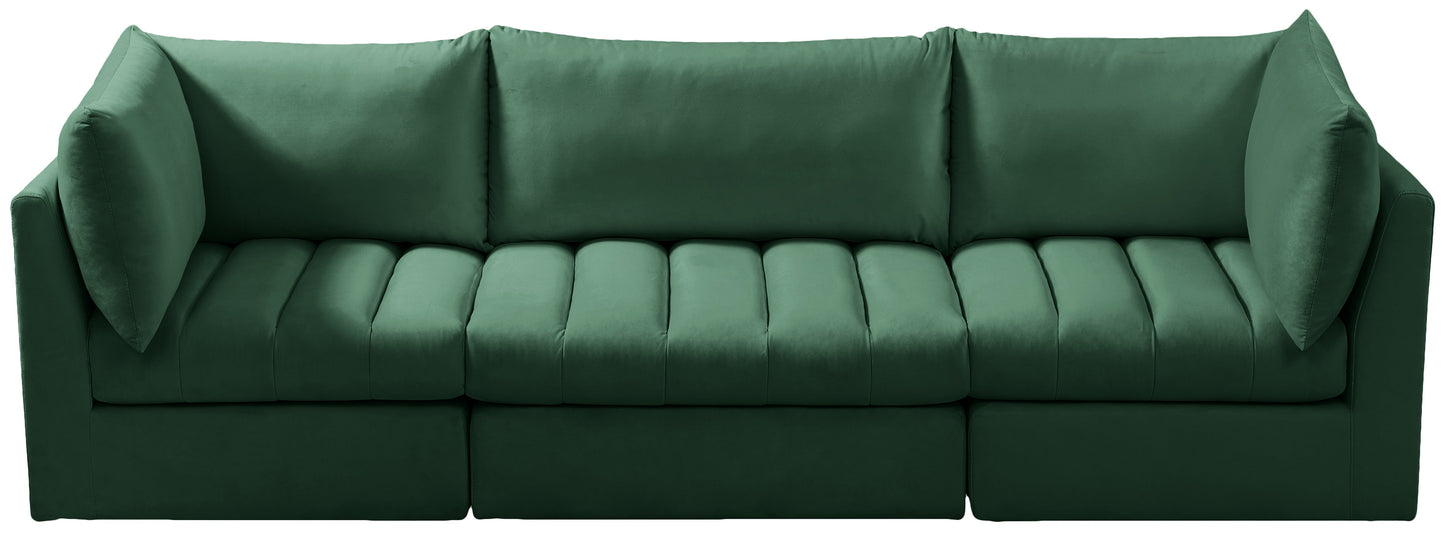 Jacob Velvet Modular Sofa - Furniture Depot