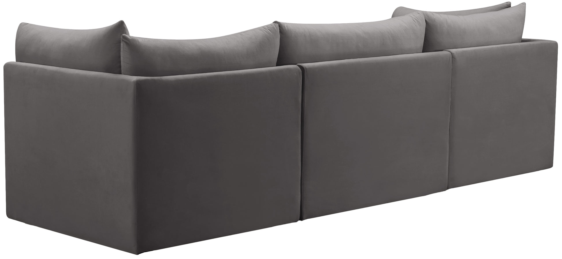 Jacob Velvet Modular Sofa - Furniture Depot