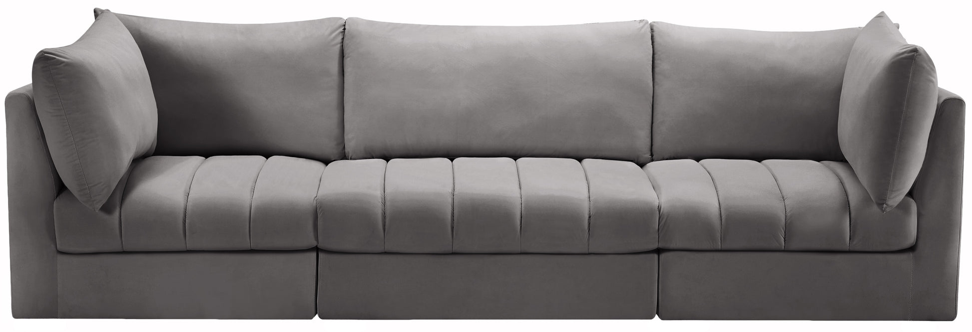 Jacob Velvet Modular Sofa - Furniture Depot