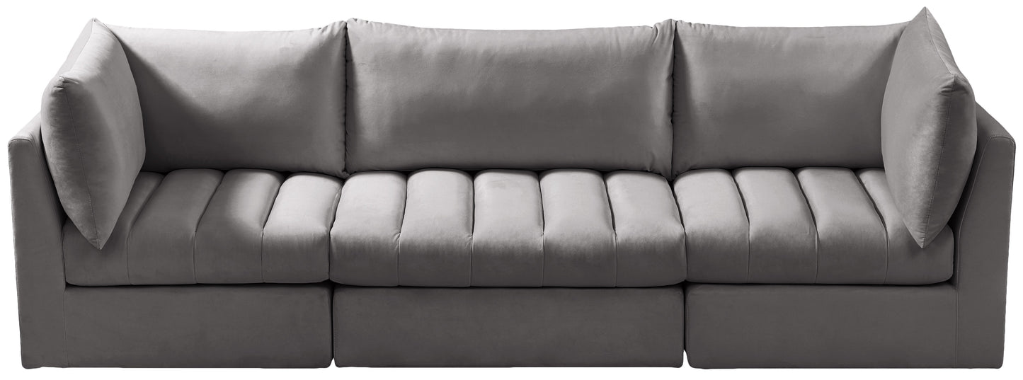 Jacob Velvet Modular Sofa - Furniture Depot