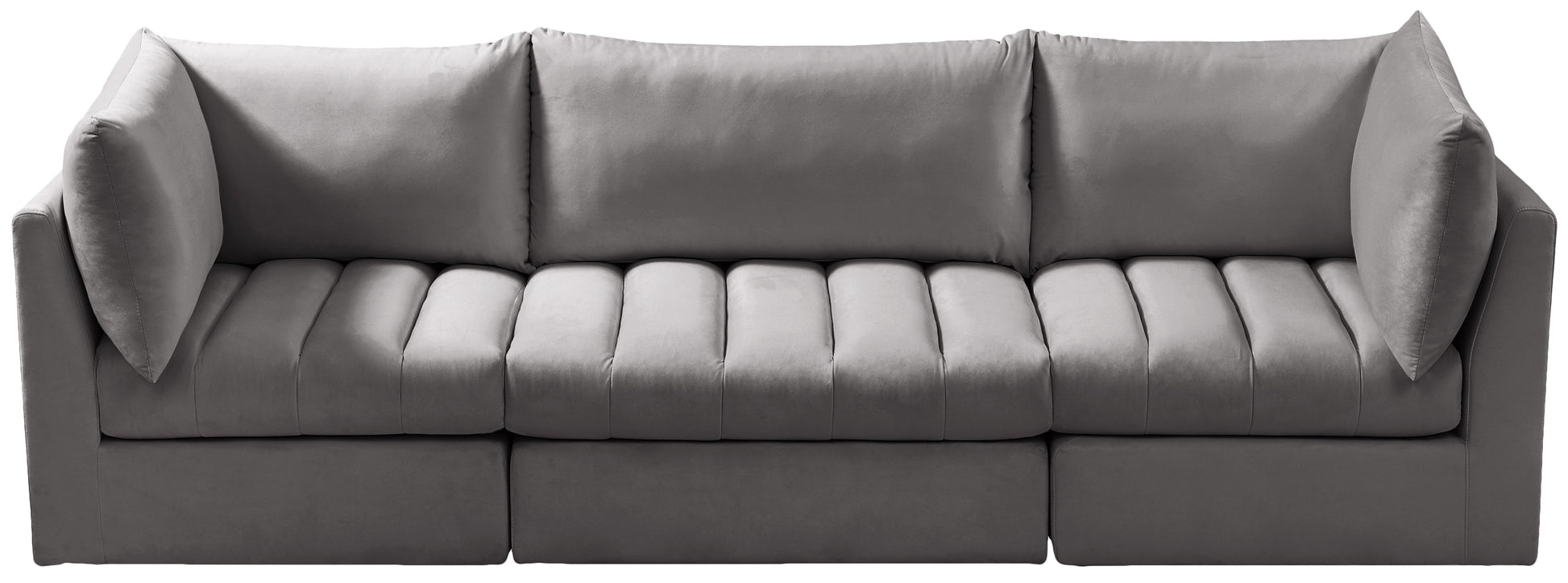 Jacob Velvet Modular Sofa - Furniture Depot