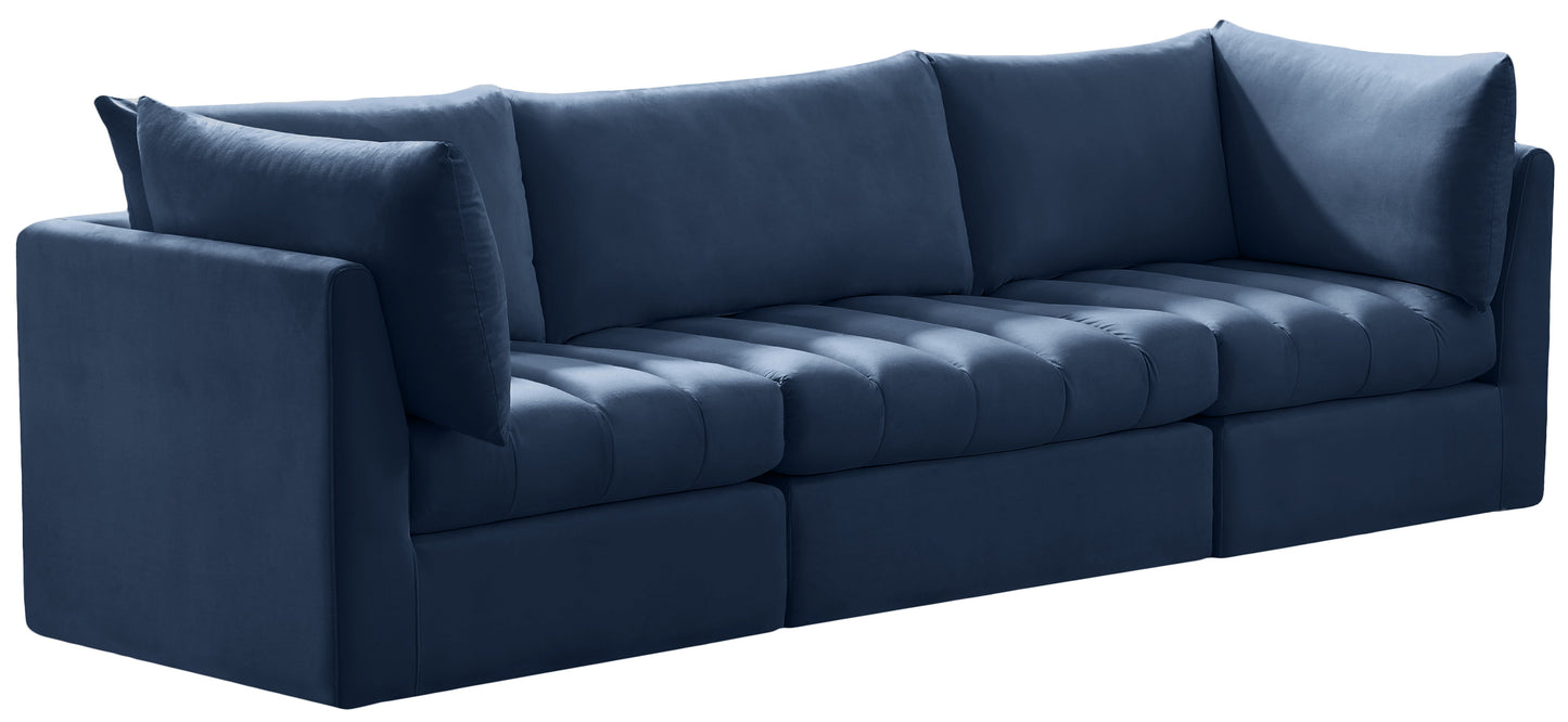 Jacob Velvet Modular Sofa - Furniture Depot