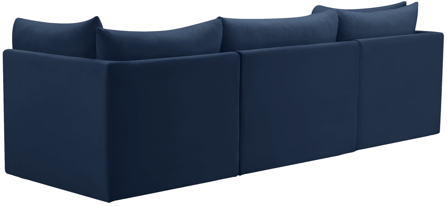 Jacob Velvet Modular Sofa - Furniture Depot