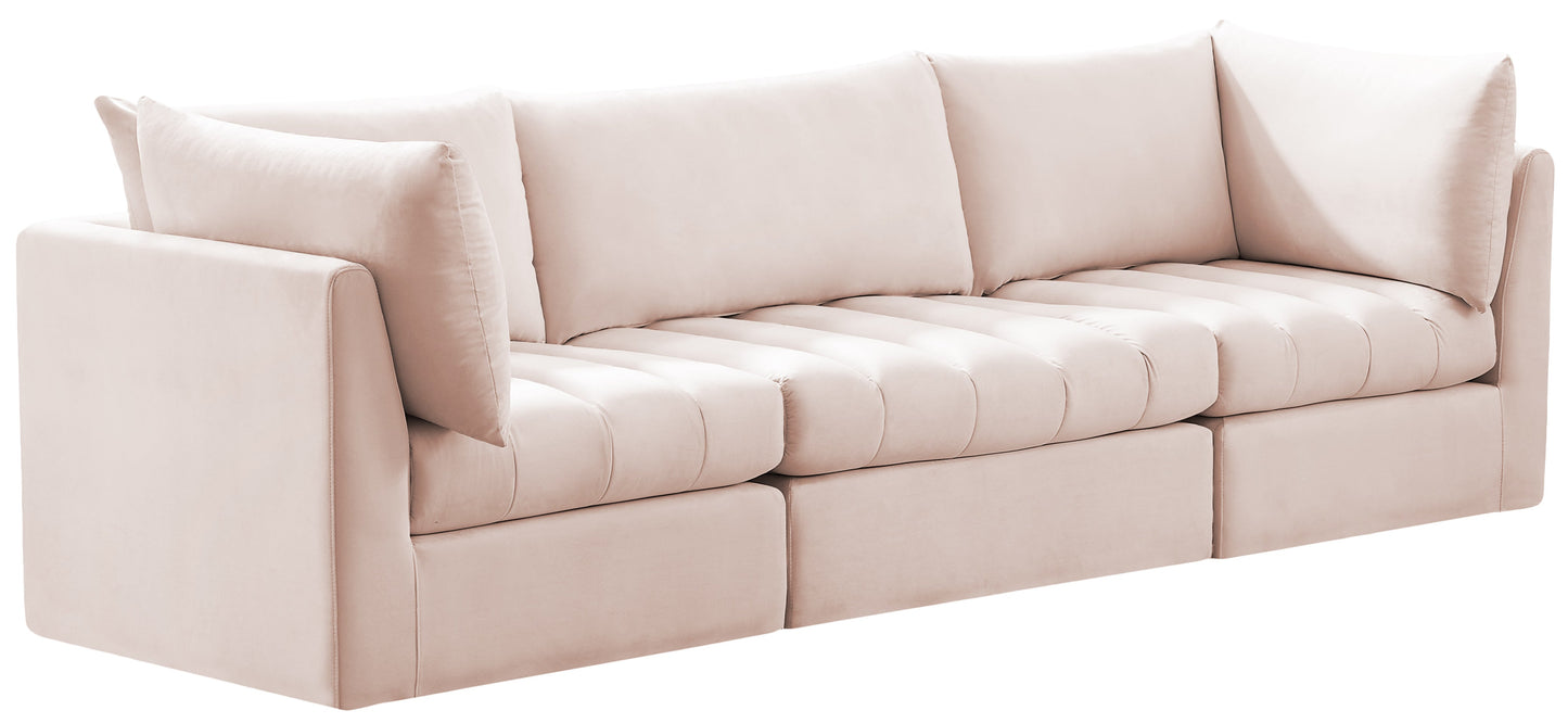 Jacob Velvet Modular Sofa - Furniture Depot