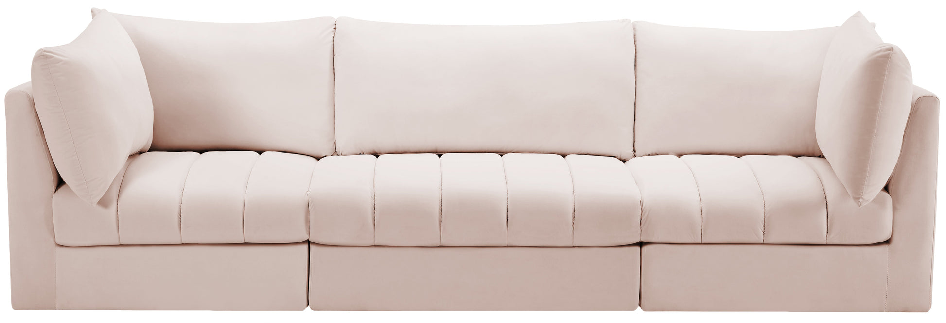 Jacob Velvet Modular Sofa - Furniture Depot