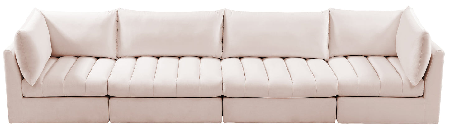 Jacob Velvet Modular Sofa - Furniture Depot