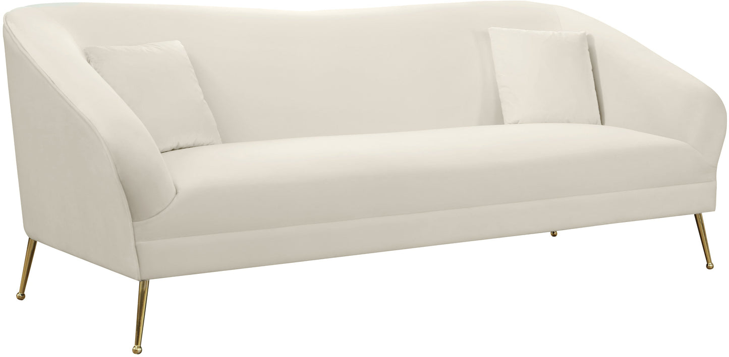 Hermosa Velvet Sofa - Furniture Depot