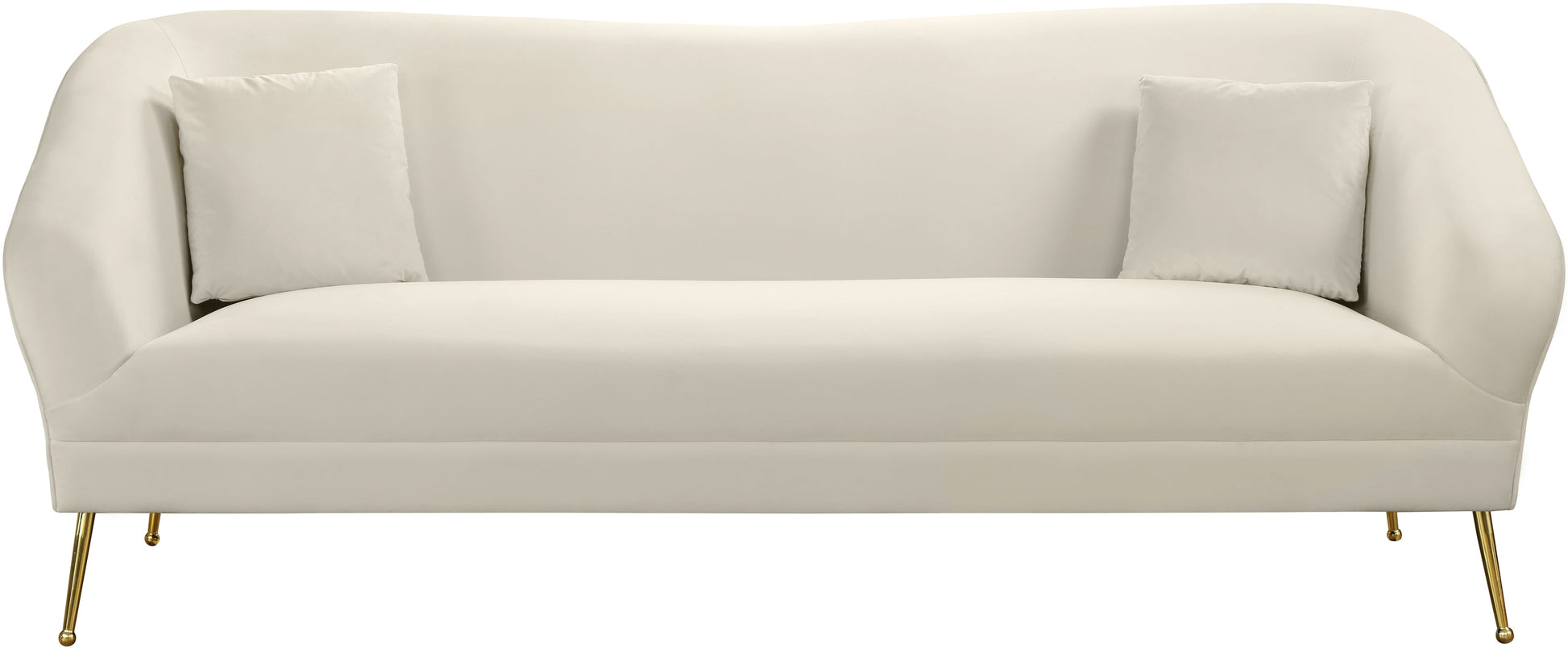 Hermosa Velvet Sofa - Furniture Depot