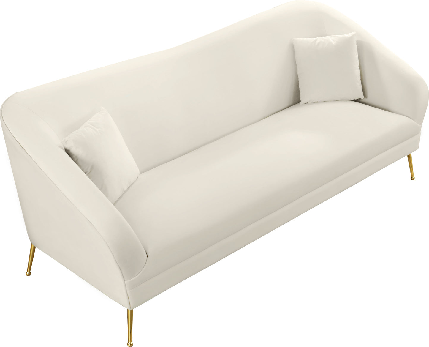 Hermosa Velvet Sofa - Furniture Depot
