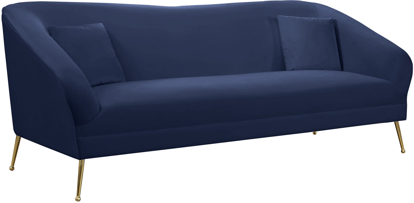 Hermosa Velvet Sofa - Furniture Depot