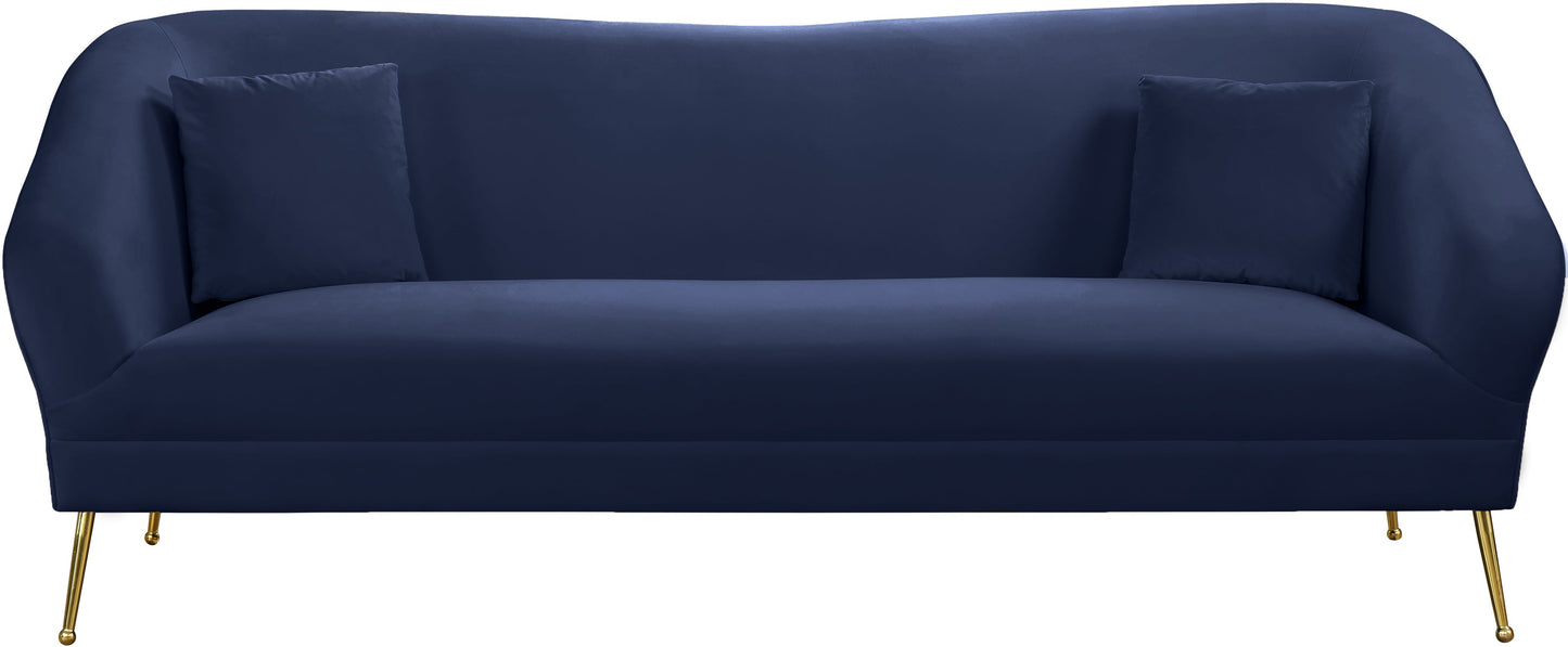 Hermosa Velvet Sofa - Furniture Depot