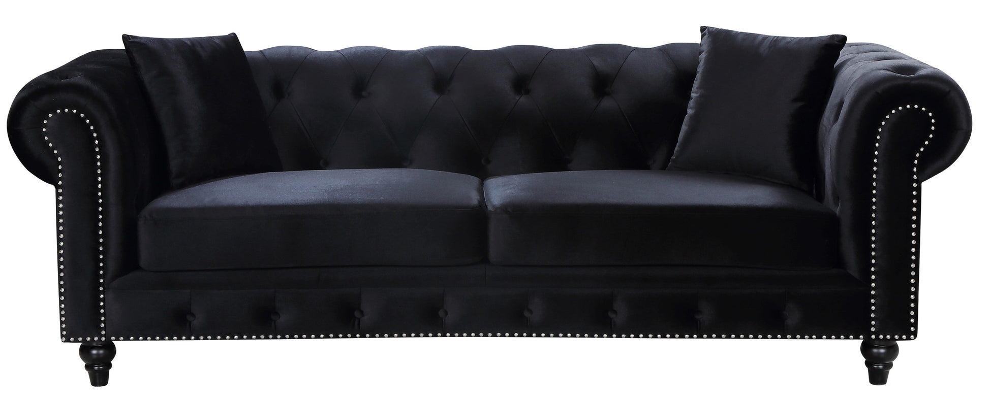 Chesterfield Linen Sofa - Furniture Depot