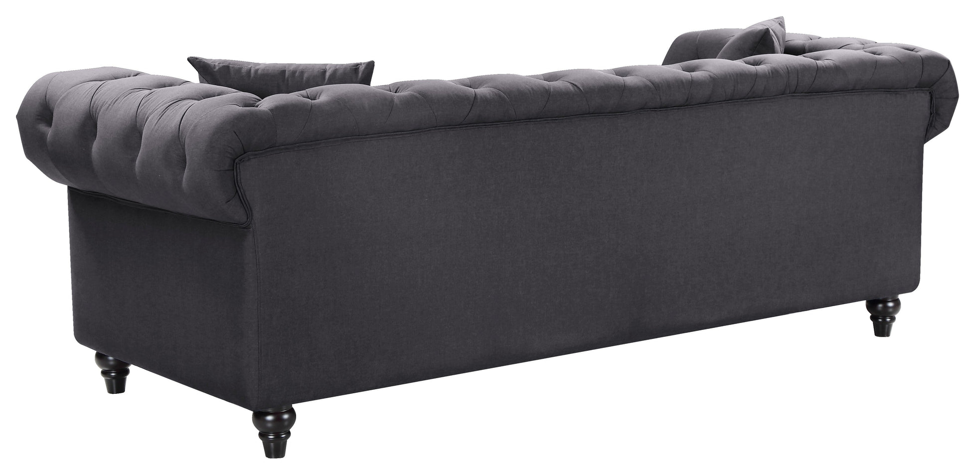 Chesterfield Linen Sofa - Furniture Depot