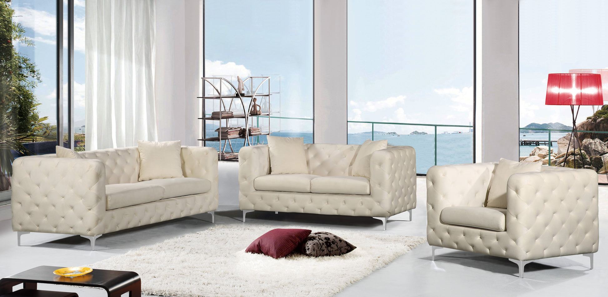 Scarlett Velvet Sofa - Furniture Depot