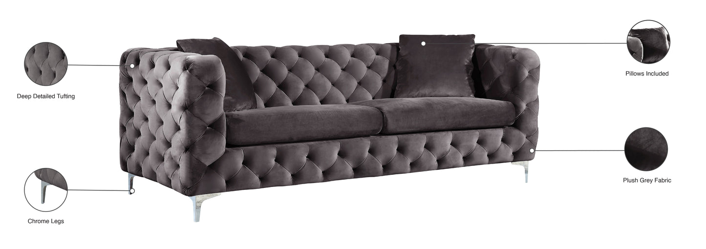 Scarlett Velvet Sofa - Furniture Depot