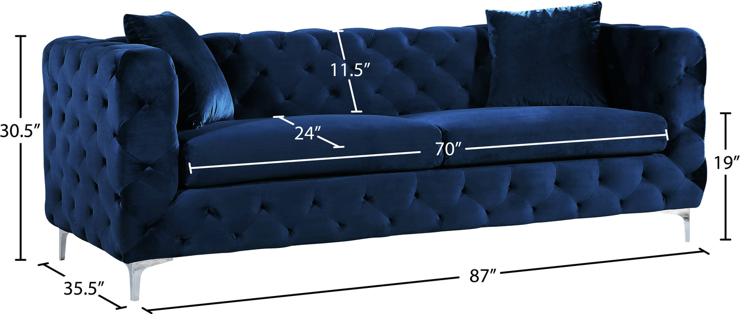 Scarlett Velvet Sofa - Furniture Depot