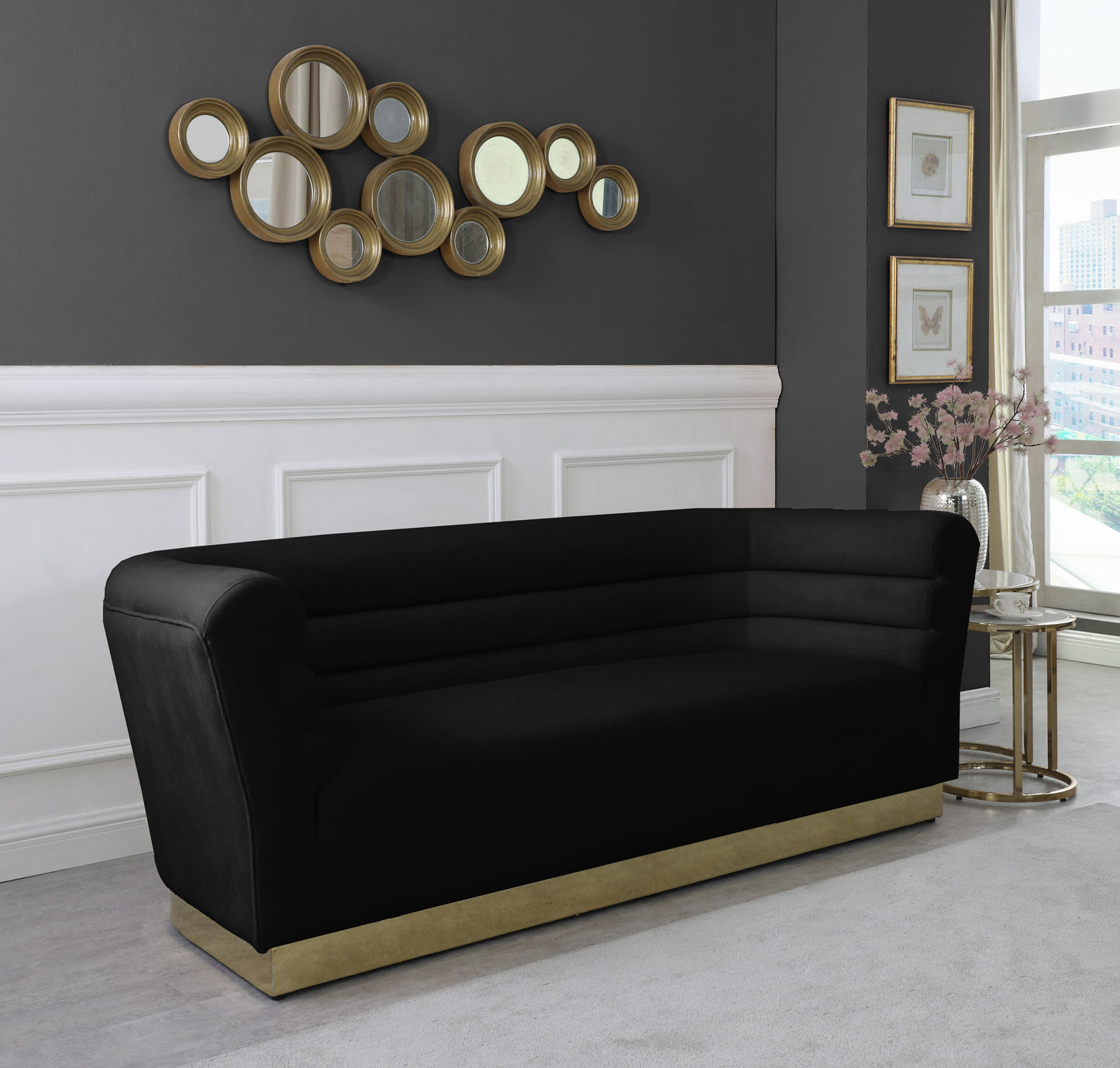 Bellini Velvet Sofa - Furniture Depot (7679012208888)
