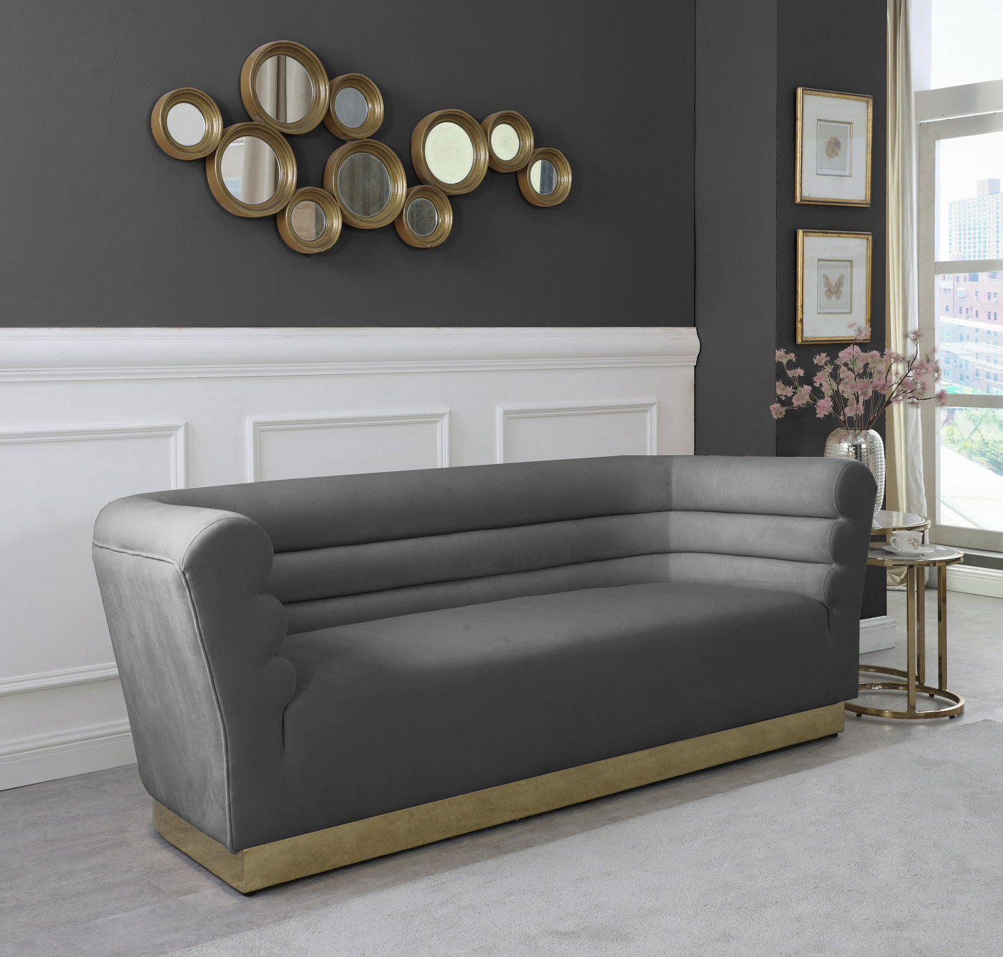 Bellini Velvet Sofa - Furniture Depot (7679012208888)